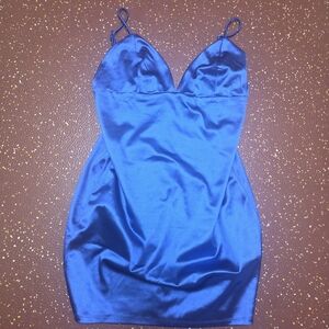 Fashion Nova Royal Blue Mini Dress